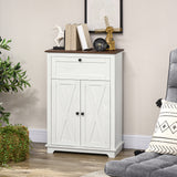 Farmhouse Sideboard Storage Cabinet with Doors and Drawer for Kitchen