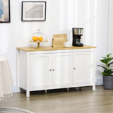 Sideboard, Buffet Cabinet with Doors and Adjustable Shelves for Living Room