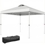 Pop Up Canopy Waterproof Canopy Tent with Carrying Bag for Parties Garden BBQs 9.8' x 9.8'