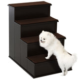 Dog Steps Pet Stairs for Bed Cat Ladder for Couch with Non-Slip Carpet, 15.7