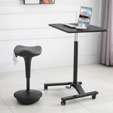 Backless Wobble Stool Chair, Standing Desk Chair, Adjustable Learning Stool for Office Desks