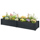 Vinyl Raised Garden Bed Kit, 6.5 x