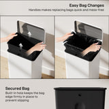 Garbage Bin, 5 Gallon (20 L) Garbage Can with Removable Inner Bucket