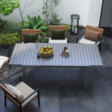 Aluminum Outdoor Dining Table for 6-8 People