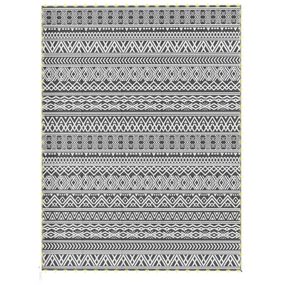 Outdoor Rug Carpet with USB Lights Reversible Patio Rug with Carry Bag for Camping 12' x 9'