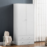 Armoire Wardrobe Closet with 2 Drawers, 71