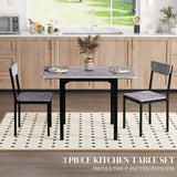 Foldable Dining Table Set for 2