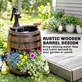 Wooden Outdoor Fountain
