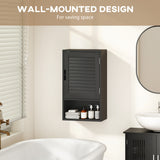 Bathroom Cabinet, Wall Mounted Storage Cabinet with Adjustable Shelves, 40 x 20 x 60 cm