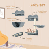 Cat Wall Shelves, 3 Steps