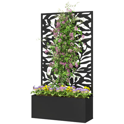 Raised Garden Bed with Trellis