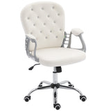 Office Chair, Computer Desk Chair with Adjustable Height and Tufted Back