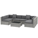 7 Pieces Patio Furniture Set