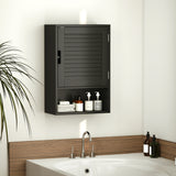 Bathroom Cabinet, Wall Mounted Storage Cabinet with Adjustable Shelves, 40 x 20 x 60 cm