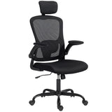 Ergonomic Office Chair, Mesh Desk Chair with Adjustable Headrest, Lumbar Support and Height