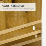 Meuble microonde moderne, armoire microonde avec tiroir, armoires et trou de câble pour cuisine