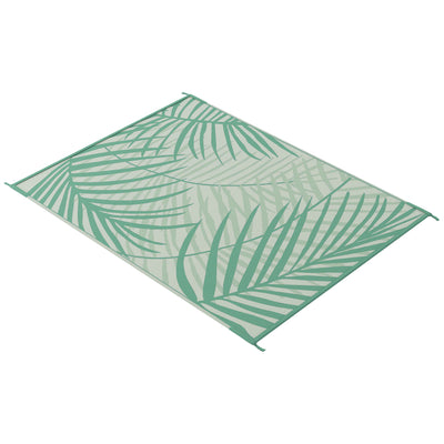 Reversible Outdoor Rug with Carry Bag, 9' x 12' Waterproof Rug