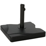 44lbs Square Cement Patio Umbrella Base Stand, Outdoor Garden Parasol Base Umbrella Weight Stand Holder Fits Φ1.3