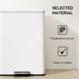 Garbage Bin, 5 Gallon (20 L) Garbage Can with Removable Inner Bucket