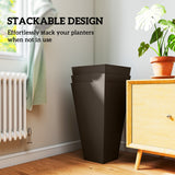 Bacs à plantes plastique jardin 28