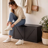 39.4 Inches Storage Chest, Storage Trunk with 2 Safety Hinges for Living Room