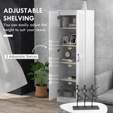 Meuble de rangement pour garde-manger de 175 cm avec portes à fermeture douce et étagères réglables