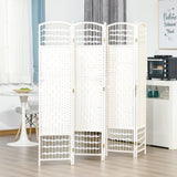 6 Panel Room Divider, 5.6 ft Tall Folding Privacy Screen