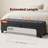 Storage Ottoman Bench, 63