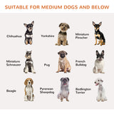 3-Panel Foldable Dog Gate with Feet for Medium Dogs and Below