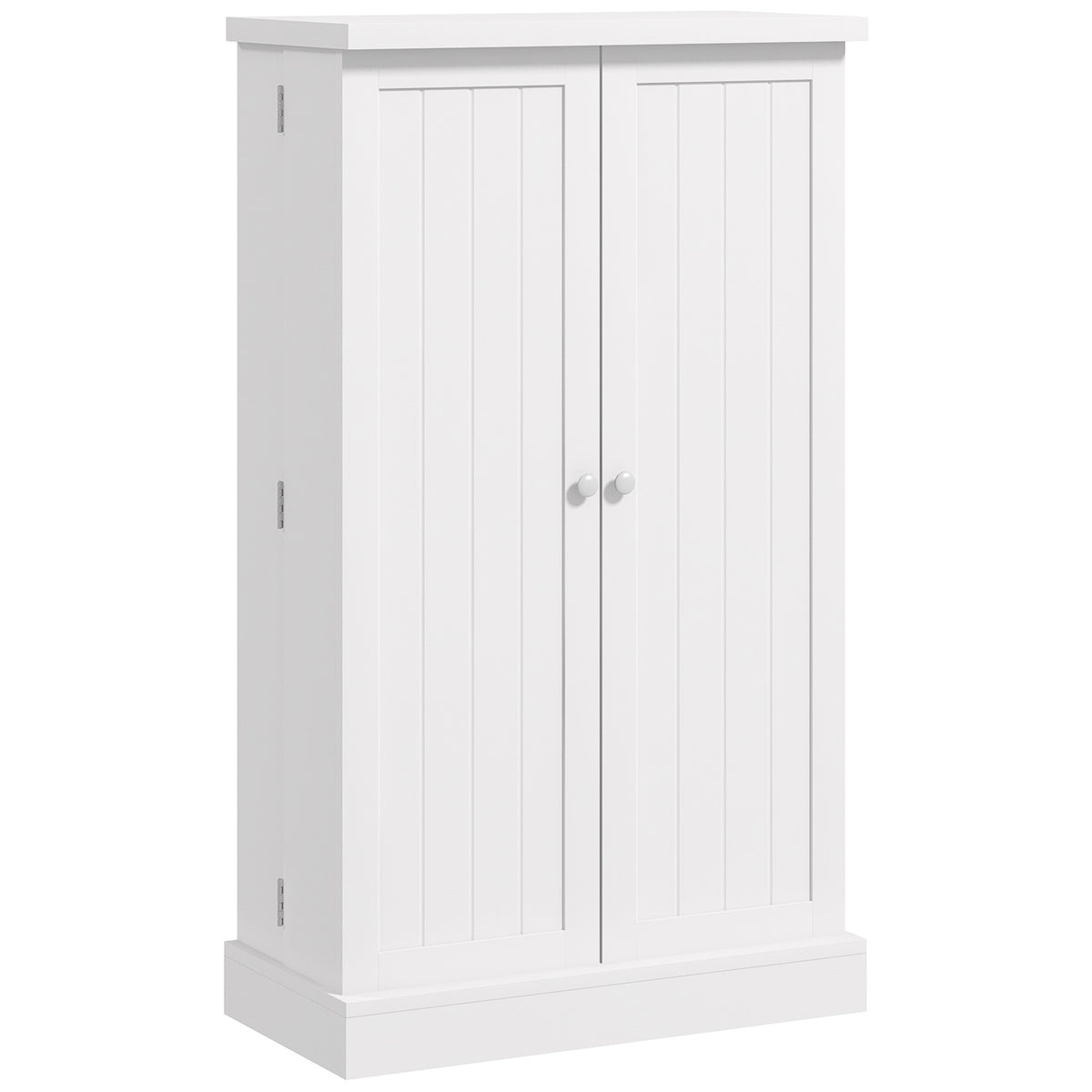Freestanding Kitchen Pantry Storage Cabinet Kitchen Cabinet with 5-Tier Shelf 12 Spice Racks Adjustable Shelves
