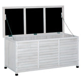 75 Gallon Wooden Storage Box patio Deck Box Bench