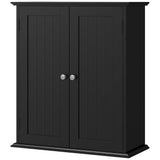 Bathroom Medicine Cabinet, Wall Cabinet with 2 Doors and Adjustable Shelf