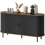 Fluted Sideboard Buffet Cabinet, 55