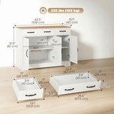 Sideboard Buffet Cabinet, 43