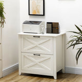 Vertical File Cabinet with Hanging Bars for A4 Size for Home Office, 29.9