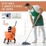 6.9 Gal/26L Mop Bucket, Wheels and Handle