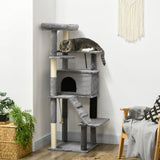 Arbre à chats pour grands chats adultes, arbre à chats 58