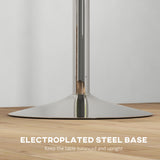 High Top Bar Table, Adjustable Round Kitchen Table with Swivel Top and Steel Base, Bistro Table for 2 People