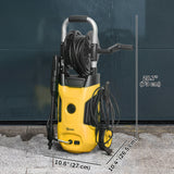 Electric Pressure Washer, 2176 PSI High Pressure Washer with 20 ft Outlet Hose, Adjustable Nozzle, 1.9GPM Power Washer