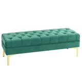 Banc de bout de lit, Banc rembourré