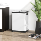 Poubelle de cuisine, poubelle à ordures 2 x 7,9 gal (2 x 30 L)