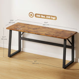 71 Inch Computer Desk, Simple Study Writing Table with Adjustable Feet