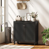 Shoe Cabinet with Adjustable Shelves Shoe Storage Cabinet with 2 Doors for Entryway Hallway