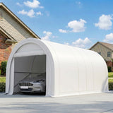 10' x 16' Heavy Duty Portable Carport Tent with Zippered Door