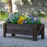 3.3 x 1.2 x 1.2 ft Garden Raised Bed Planter Grow Containers for Outdoor Patio Plant Flower Vegetable Pot