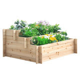 3-Tier Wood Raised Garden Bed
