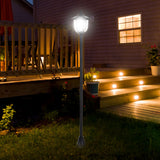 Solar Torch Lights Outdoor Garden Lighting 6 LED Water-Resist Auto On/Off 6 Hours