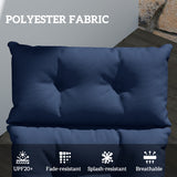 Patio Lounge Chair Cushion, 74.8