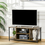 TV Stand for TVs Up to 55 Inches, TV Console with Open Storage Shelves