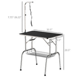 36-inch Dog Grooming Table Stainless Steel QUALITY GUARANTEED with Adjustable Arm and Basket